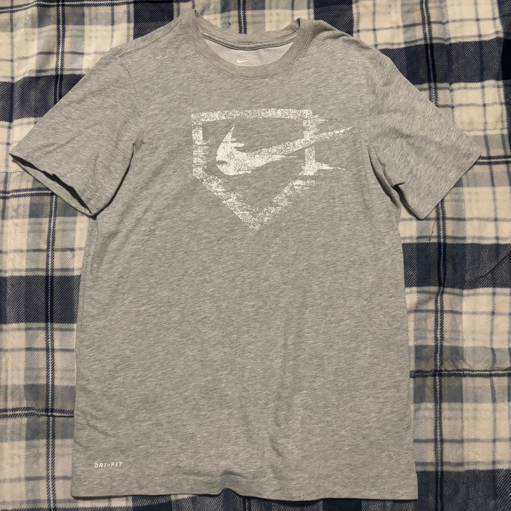 The Nike Tee Baseball Home Plate Swoosh Graphic